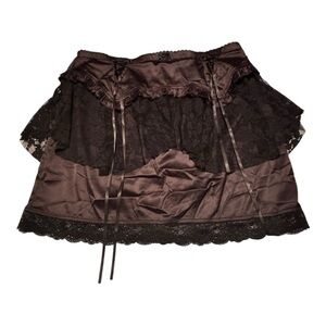 Mini skirt black XL